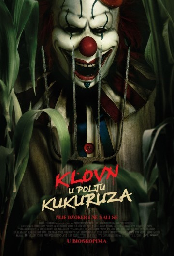 Klovn u polju kukuruza