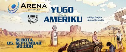 SPECIJALNA PROJEKCIJA SA EKIPOM FILMA YUGO IDE U AMERIKU