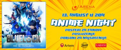 Najpopularniji fudbalski anime donosi poklone na Anime Night u Areni!