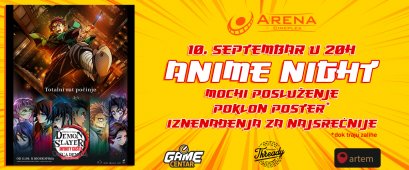 ANIME DRUŽENJE U ARENI UZ ČUVENU MANGU, POKLONE I OMILJENI JAPANSKI DESERT