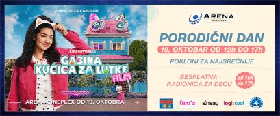 PORODIČNI DAN UZ GABI I NJENE MACE U ARENI 19. OKTOBRA